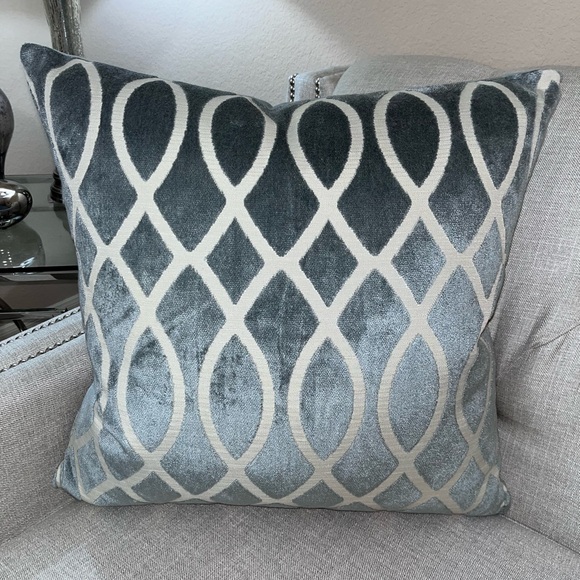 1-NWT CALDEIRA GEO DESIGN CUT VELVET
DECORATIVE PILLOW - Picture 8 of 9